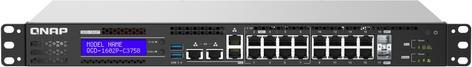 Immagine prodotto QNAP Switch Smart Edge QGD-1602-C3558-8G con capacità 2,5 GbE e 10 GbE (18 Porti)