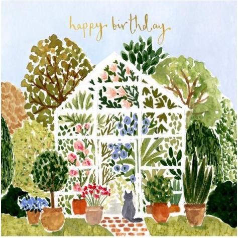 Produktbild Louise Mulgrew Glückwunschkarte Happy Birthday Garten - von