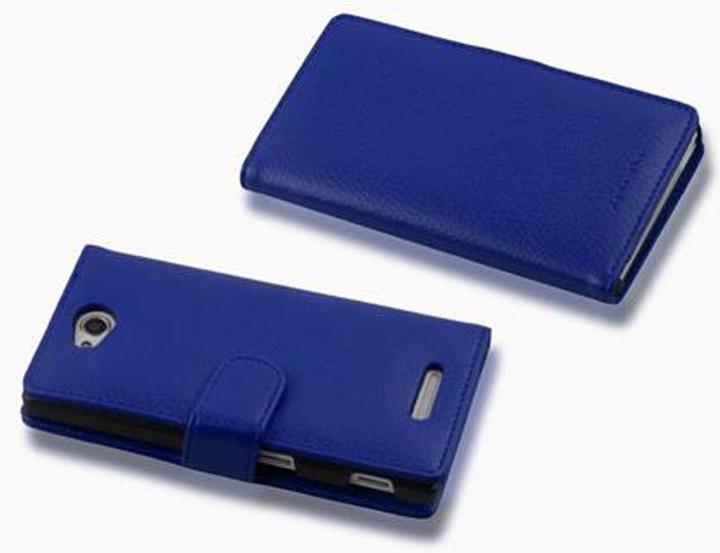 Actual product image Cadorabo Book with structure cover (Sony Xperia C)