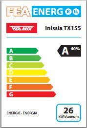 Energy Label Turmix TX 155 Inissia (NESPRESSO Original)