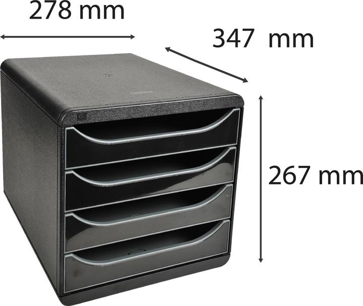 Produktbild Exacompta Selbstständige Schubladenboxen (A4+)