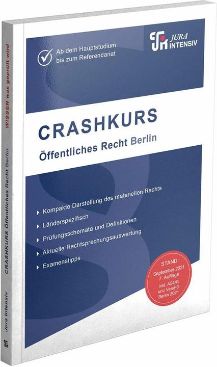 Produktbild Kues:CRASHKURS Öffentliches Recht - Ber (Deutsch, Kues Dirk, 2024)