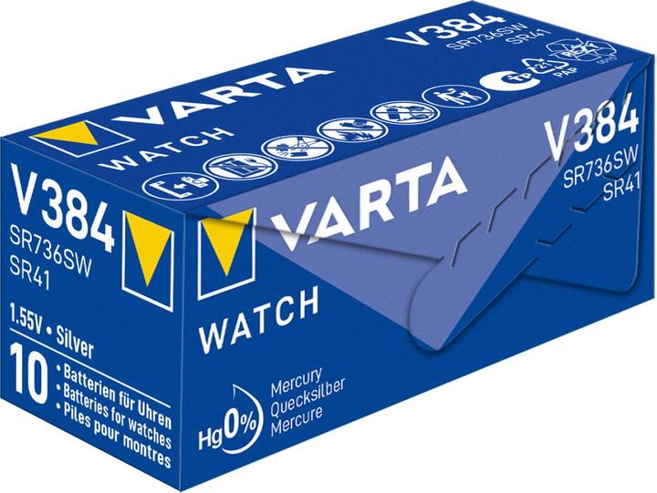 Actual product image Varta 1 Chron V 384 (1 pcs., LR41, 37 mAh)
