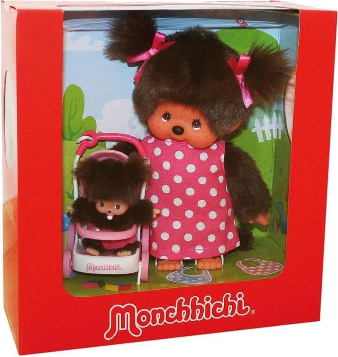 Produktbild Monchhichi Kinderwagenset Mutter mit Bebichhichi (20 cm)