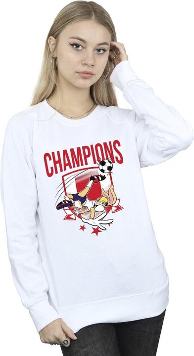 Actual product image Looney Tunes Womens/Ladies Lola Football Champions Sweatshirt (L)