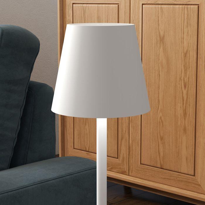 Image du produit Swisshandel24 Tischlampe Aufladbar, USB, 3 Lichtfarben, Metall, Weiss (350 lm)