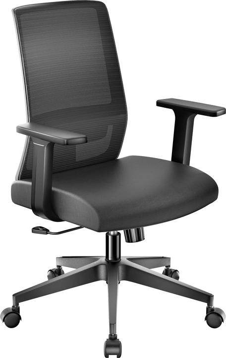 Image du produit Wiltec Chaise de bureau ergonomique avec soutien lombaire 120 kg Chaise de bureau