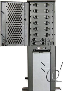 Produktbild Chieftec CA-01B-B-SL-OP Mesh-Big, schwarz/silber (ATX)