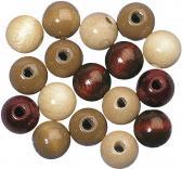 Actual product image Rayher Wood bead mixture