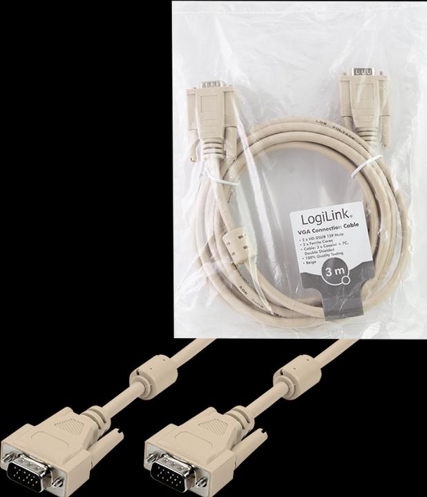 Actual product image LogiLink VGA — VGA (3 m, VGA)
