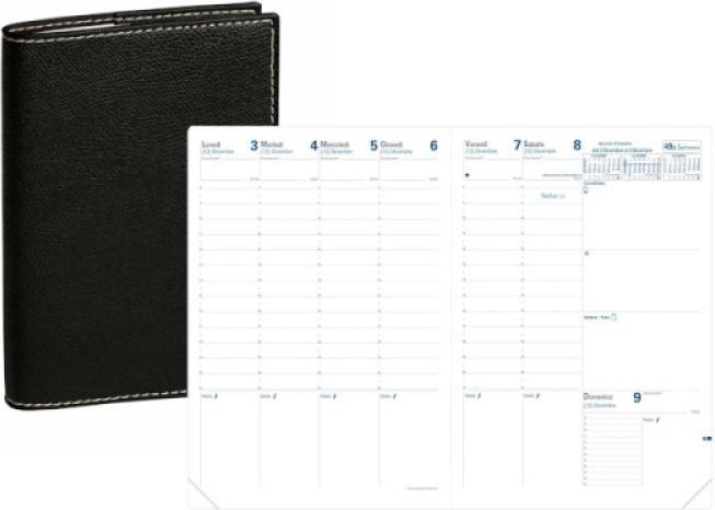 Immagine prodotto Quo Vadis Prenote DE Club 2021 QV024069 nero, 1W/2S, 21x29.7cm (21 x 29,7 cm, Tedesco)