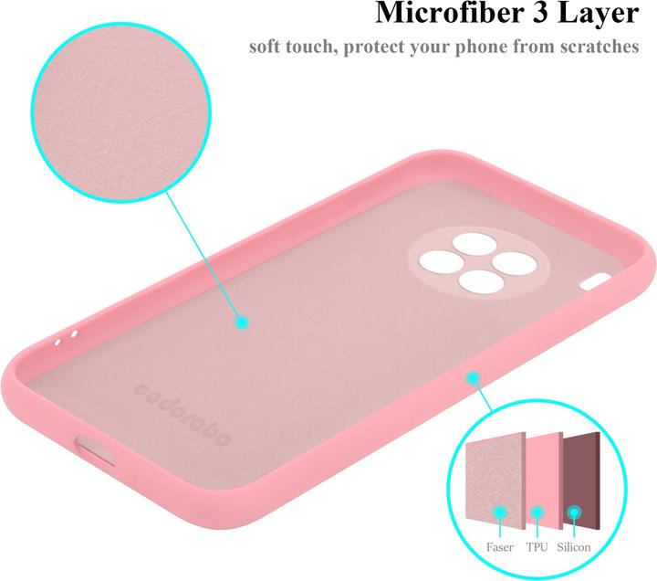 Actual product image Cadorabo TPU Liquid Silicone Case Cover for Honor 50 LITE (Honor 50 Lite)