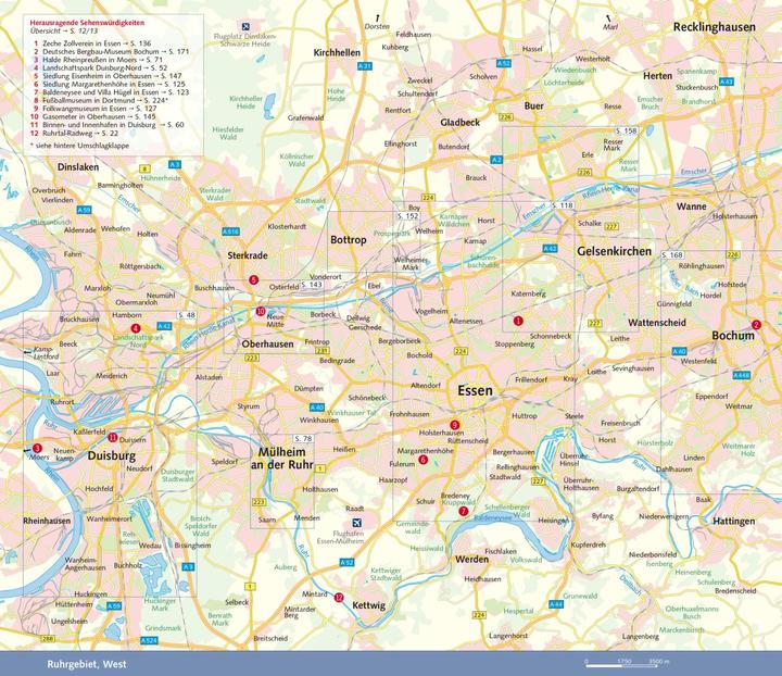 Image du produit Reiseführer Ruhrgebiet (Allemand, Alexander et Friederike Richter, 2020)
