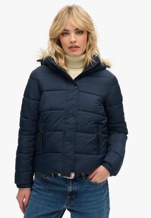 Produktbild Superdry Daunenjacke mit Kapuze, Damen (M)