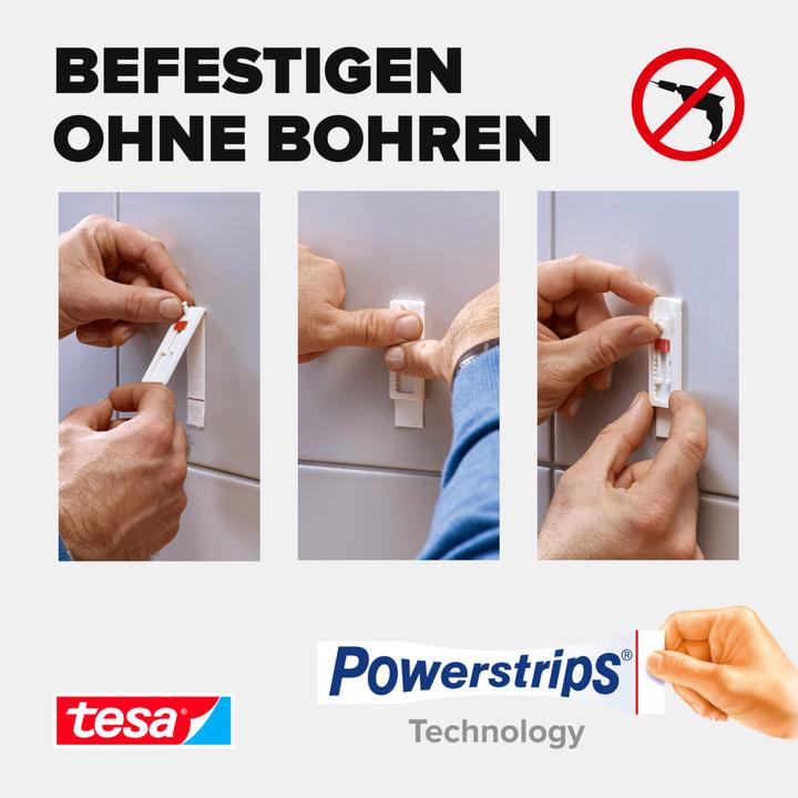 Produktbild tesa Klebenagel für Fliesen & Metall, höhenverstellbar