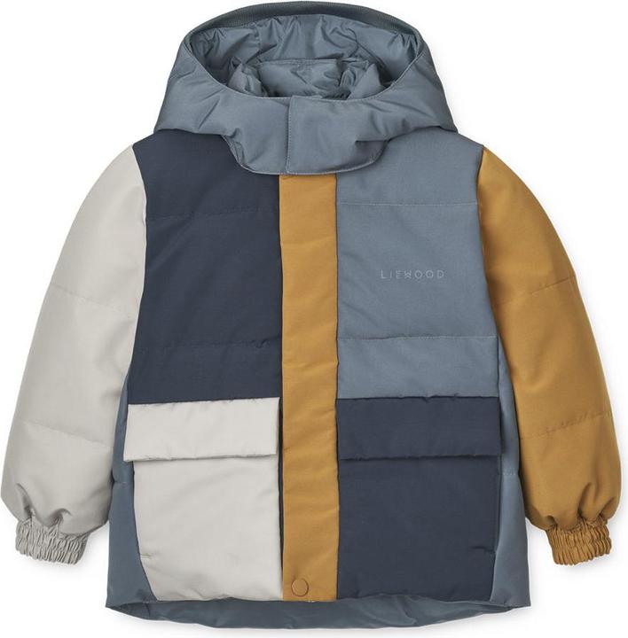 Immagine prodotto Liewood Piumino reversibile Paloma Whale blue multi mix 1,5 anni (taglia 86) (86)
