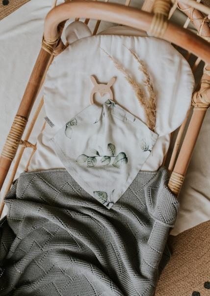 Produktbild Qbana Mama Kuscheltuch Eukalyptus Schildkröte Holzbunny