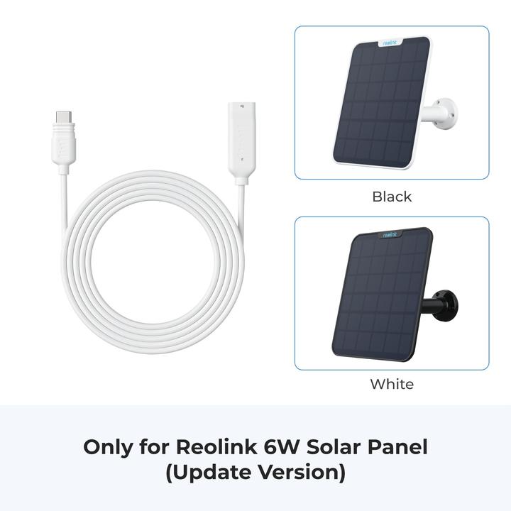 Immagine prodotto Reolink 4,5M Cavo di prolunga solare bianco con connessione USB-C (Cavo solare)