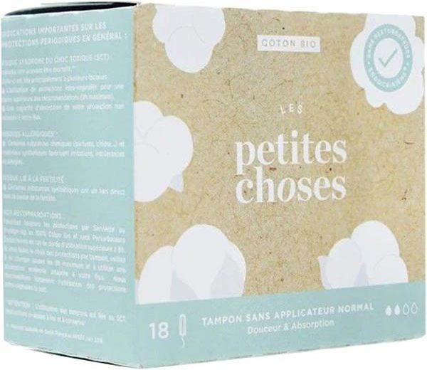 Image du produit Les Petites Choses tampons normal bio (18 x, Normal)