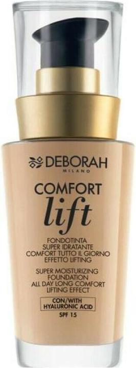Immagine prodotto Deborah Milano Deborah Comfort Lift Acido Ialuronico Fondotinta Liquido Idratante 07 Vaniglia Spf 15 30 Ml (07 Vaniglia Spf 15)