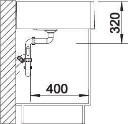 Produktbild Blanco Panor 60 (Aufsatzspülbecken, 60 cm, 63 cm)
