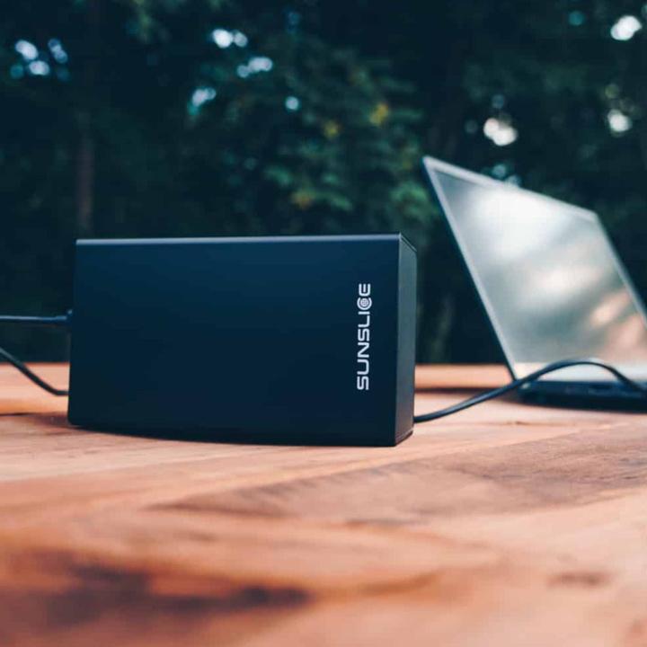 Produktbild Sunslice Externer Akku "Gravity 40" (40000 mAh, 100 W, 100 Wh)