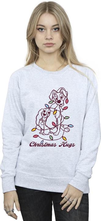 Immagine prodotto Disney Lady And The Tramp Christmas Hugs Felpa Donna (S)