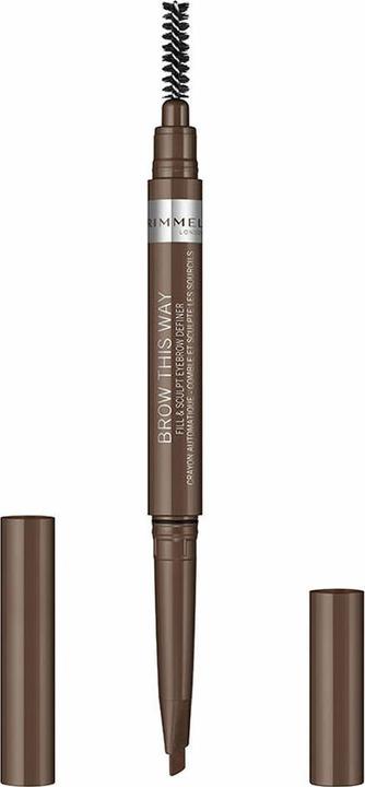 Actual product image Rimmel London Brow This Way Medium Brown (02 Medium Brown)