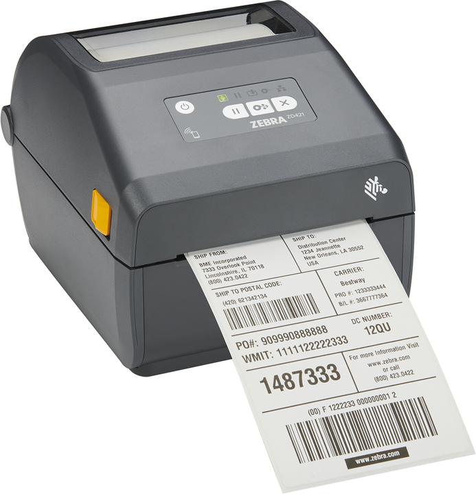 Actual product image Zebra ZD421t (300 dpi)