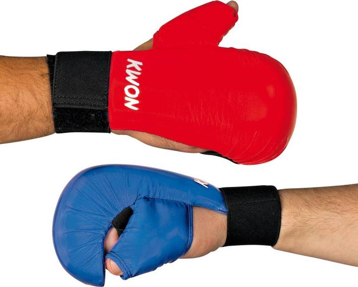 Actual product image Kwon Karate gloves with thumb loops (M)
