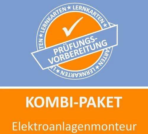 Produktbild Kombi-Paket Elektroanlagenmonteur Lernkarten (Deutsch, M. Rung-Kraus, Jennifer Christiansen, 2024)