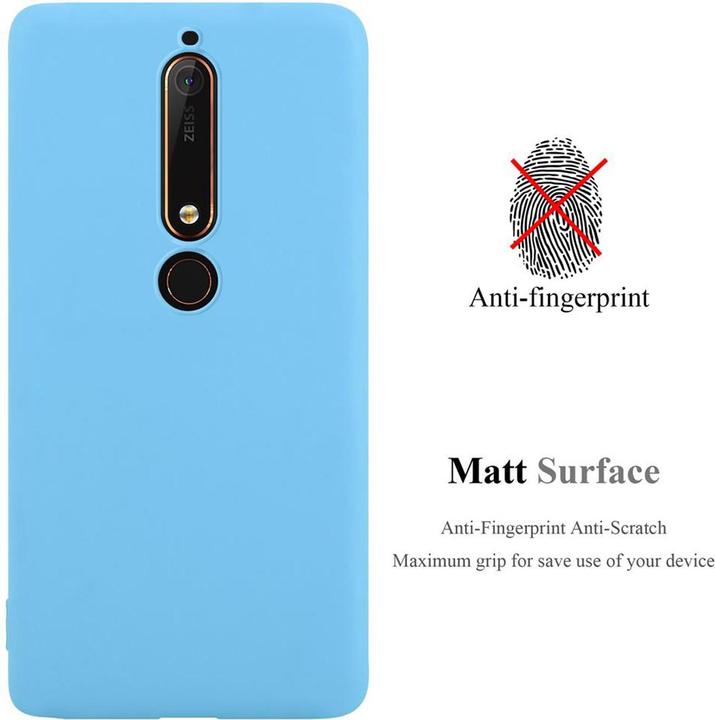 Productafbeelding Cadorabo TPU Candy Cover (Nokia 6.1, Nokia X6 2018)