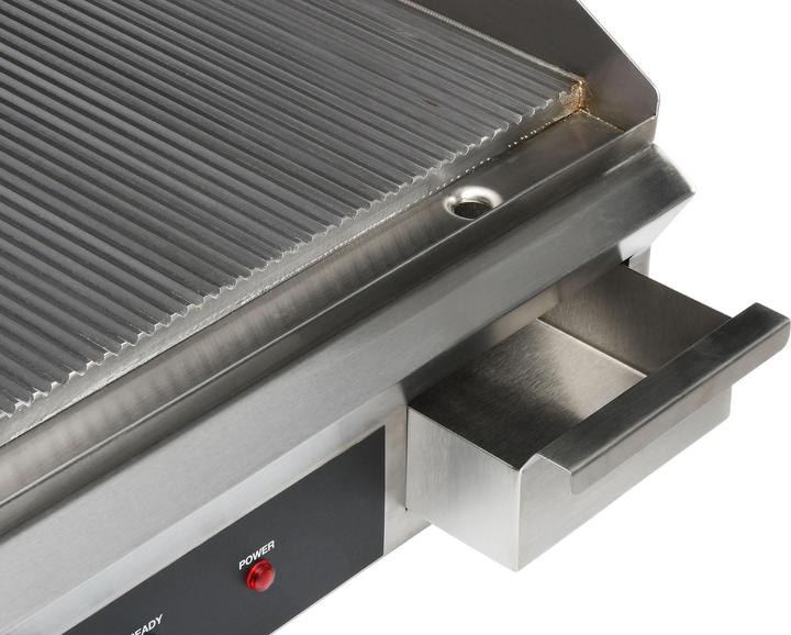 Immagine prodotto Mayfair Griddleplatte 90 1/3 gerillt 230V/5400W CH Stecker 922x520x230 mm CNS