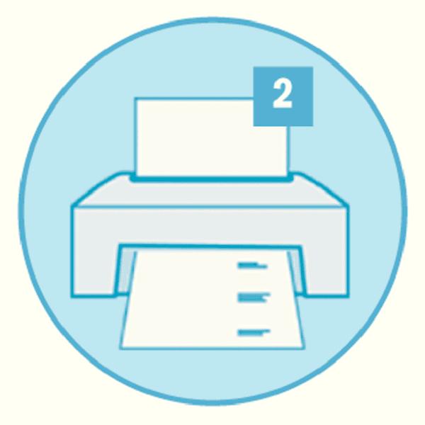 Actual product image Esselte Spacer A4 1/6 MAXI with printing option (100212)