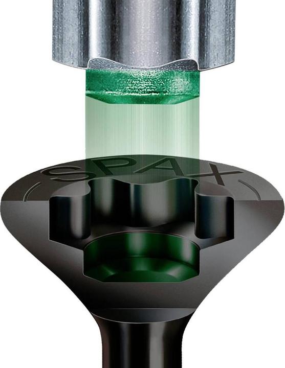 Actual product image Spax SP-Schrauben SK schwarz TX, 4.5x45 (200 Screws per piece)