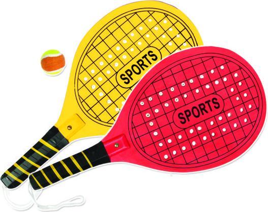 Image du produit Rs Toys Racchettoni il legno 40 cm con palline