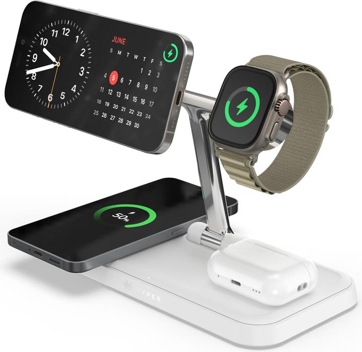 Produktbild Targus HyperJuice QI2 4in1 Charging Stand (15 W)