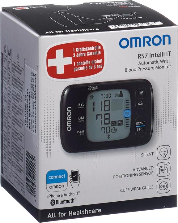 Immagine prodotto Omron RS7 Intelli IT (Misuratore di pressione sanguigna da polso)