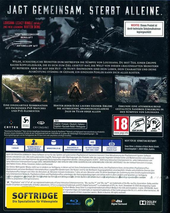 Image du produit Deep Silver Chasse : épreuve de force (PS4, DE)
