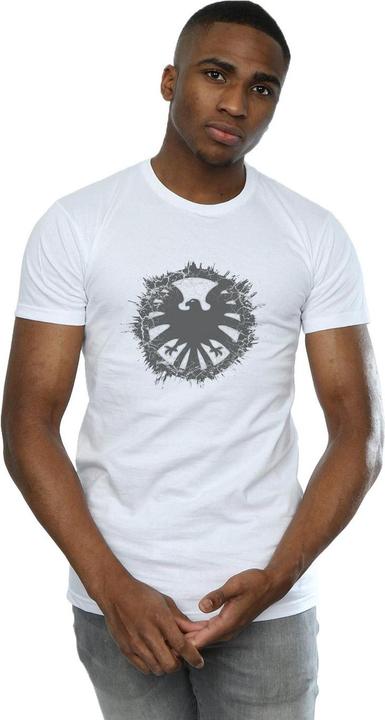 Actual product image Mens Agents Of SHIELD Brushed Logo T-Shirt (3XL)