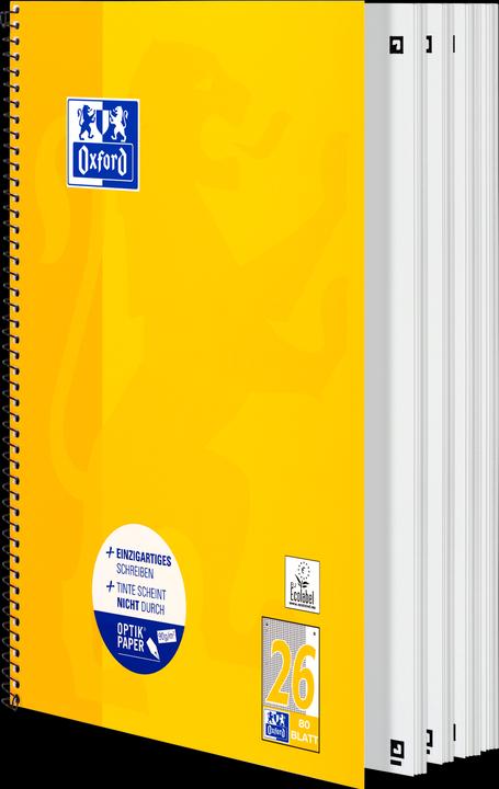 Produktbild Oxford Collegeblock (A4+, Kariert, Weicher Einband)