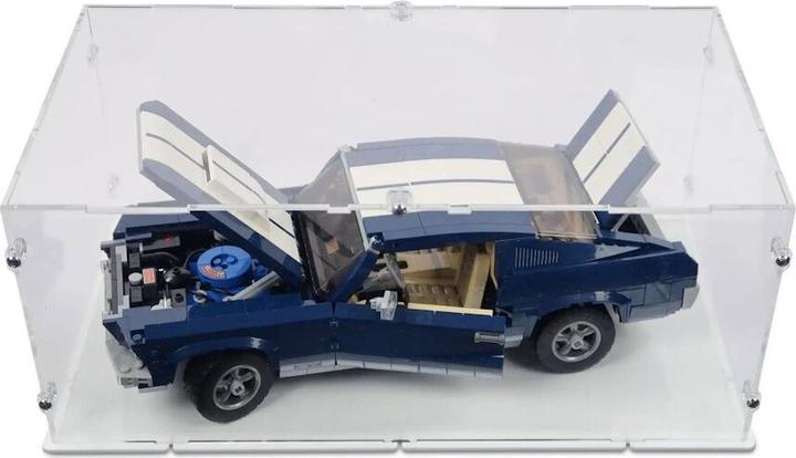 Image du produit iDisplayit Présentoir en acrylique pour LEGO® 10265 Ford Mustang (avec fond blanc)