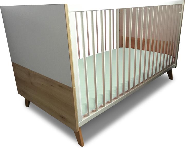 Produktbild Aspero Kinderspannbettlaken aus Bio-Baumwolle RIGA (60 x 120 x 14 cm)