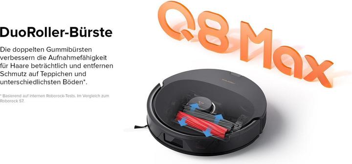 Image du produit Roborock Q8 Max+ (Robot d'aspiration et de nettoyage)