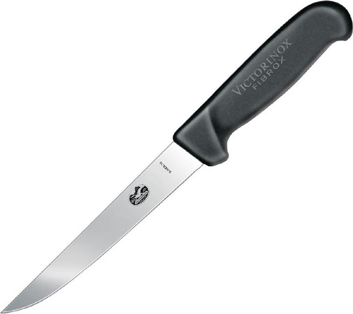 Image du produit Victorinox Couteau de chef Fibrox, couteau à désosser, lame extra tranchante, acier inoxydable, lavable au (12 cm)