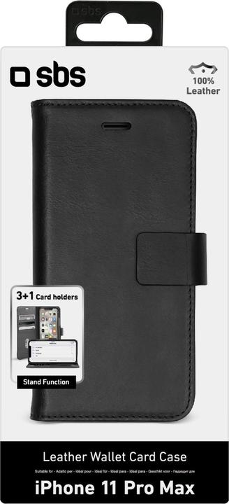 Actual product image SBS Genuine leather book (Apple iPhone 11 Pro Max)