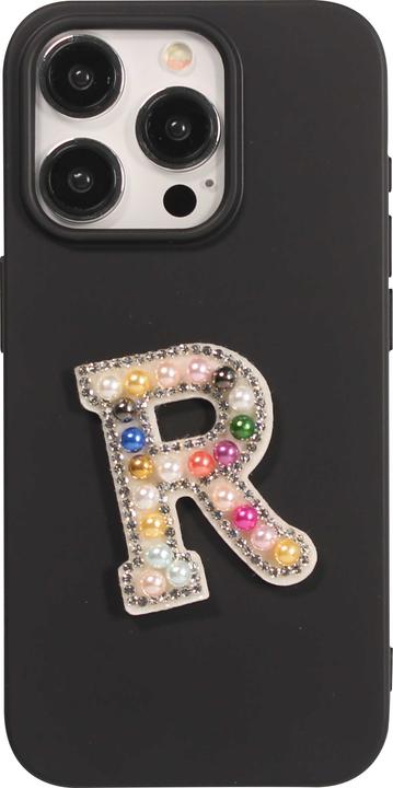 Produktbild PhoneLook Sticker Aufkleber für Handy/Tablet/Computer 3D Pearls Regenbogen Buchstabe R