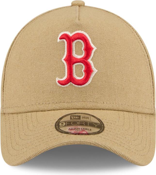 Immagine prodotto New Era Cappellino A-Frame Trucker in tela - Boston Red Sox beige (Taglia unica)