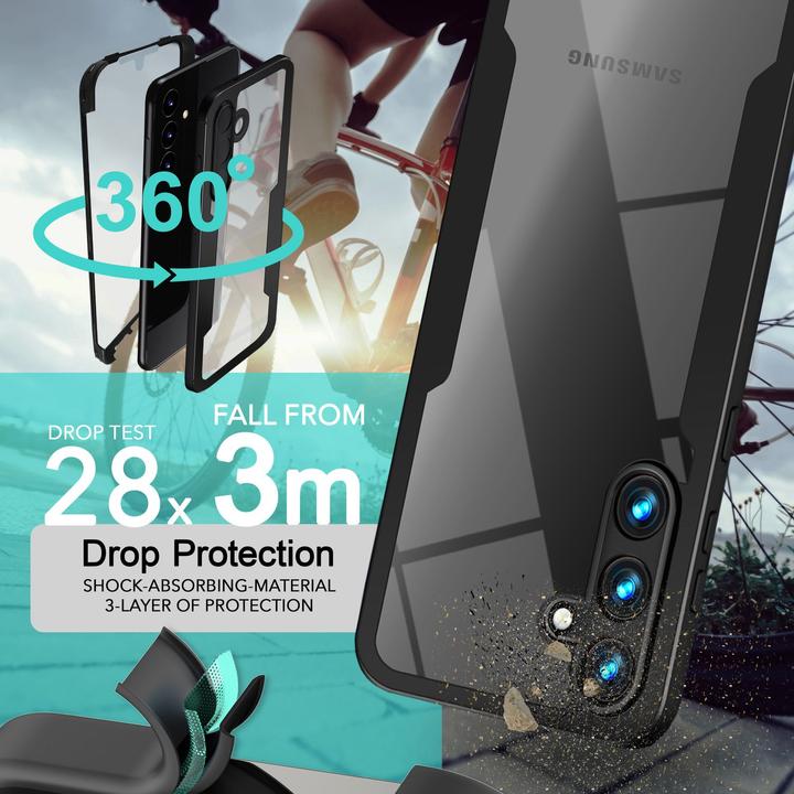 Produktbild Nalia Klare 360 Grad Hybrid Hülle (Samsung Galaxy S24+)
