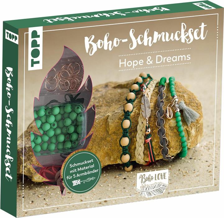 Produktbild Topp Boho-Schmuckset Hope & Dreams (Grün)